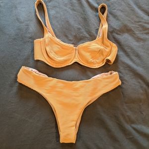 Zulu and zephyr ribbed bikini